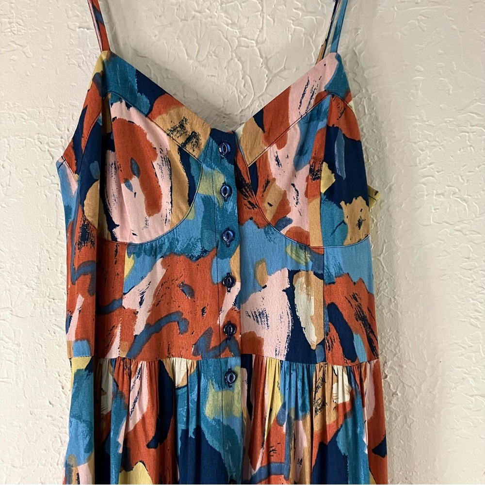 ROLLA'S Multicolor Abstract Midi Dress - Picture 3 of 14